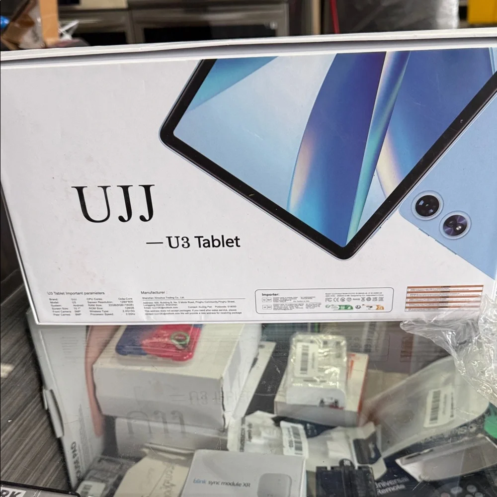 U3 Tablet - Sleek Blue Design